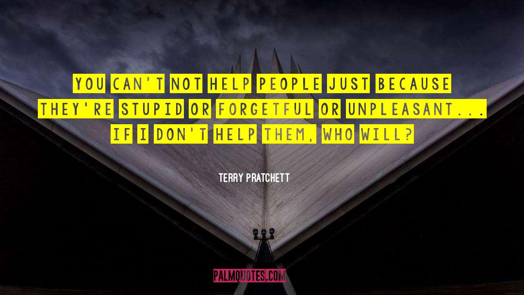 Helpers quotes by Terry Pratchett