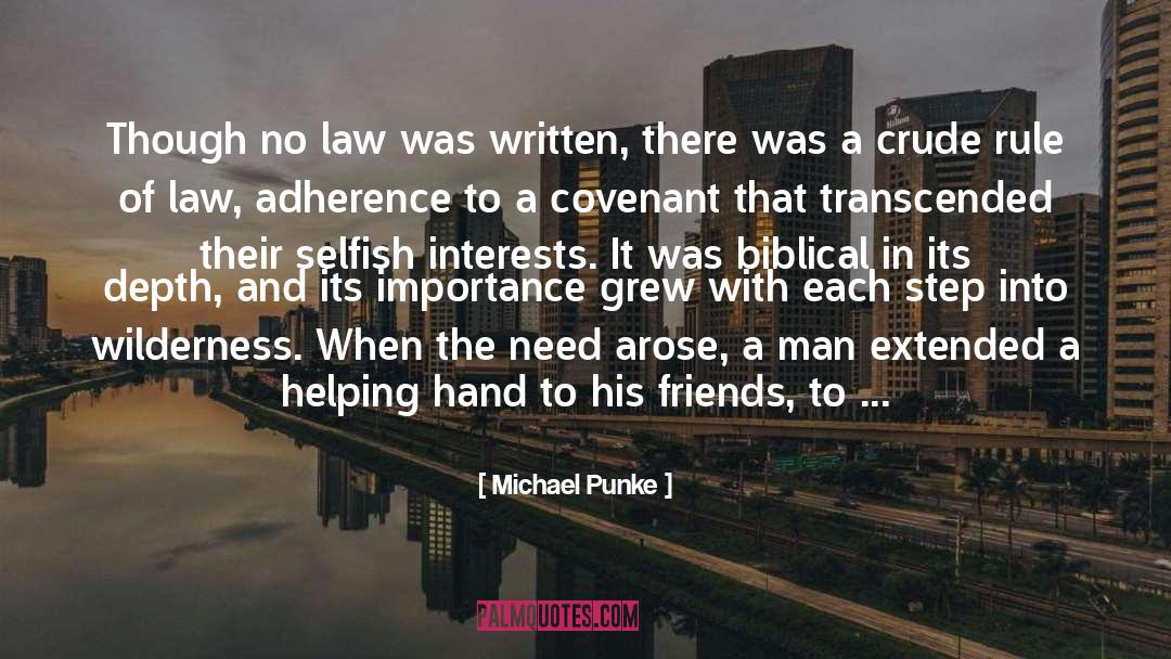 Helping Hand quotes by Michael Punke
