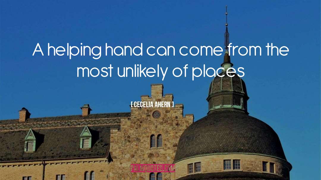 Helping Hand quotes by Cecelia Ahern