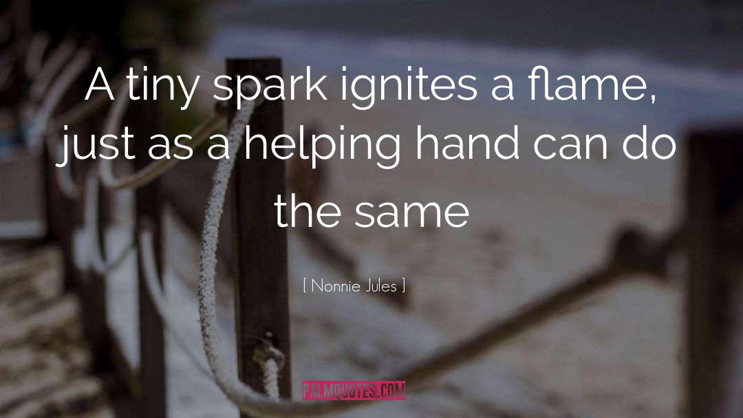 Helping Hand quotes by Nonnie Jules