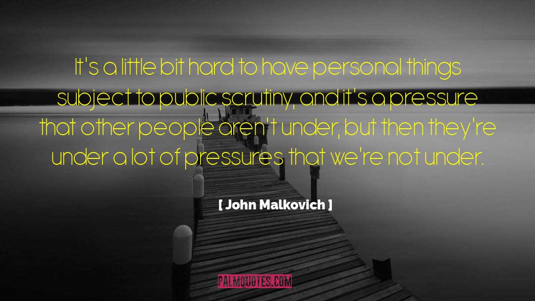 Helping Other People quotes by John Malkovich