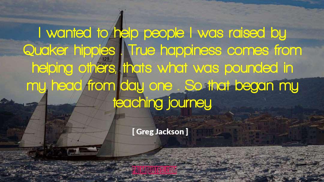 Helping Others In Need quotes by Greg Jackson