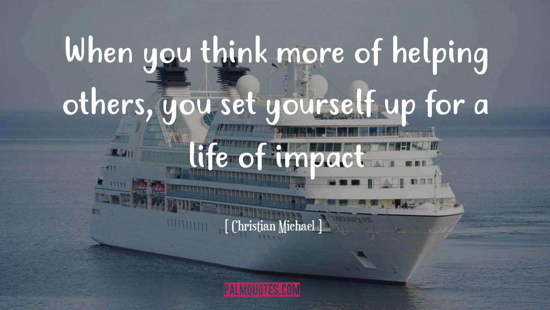 Helping Others quotes by Christian Michael