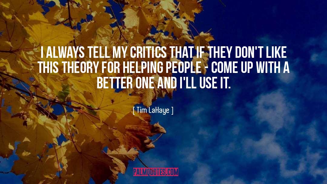 Helping People quotes by Tim LaHaye