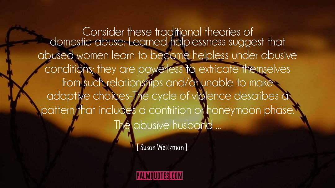 Helplessness quotes by Susan Weitzman