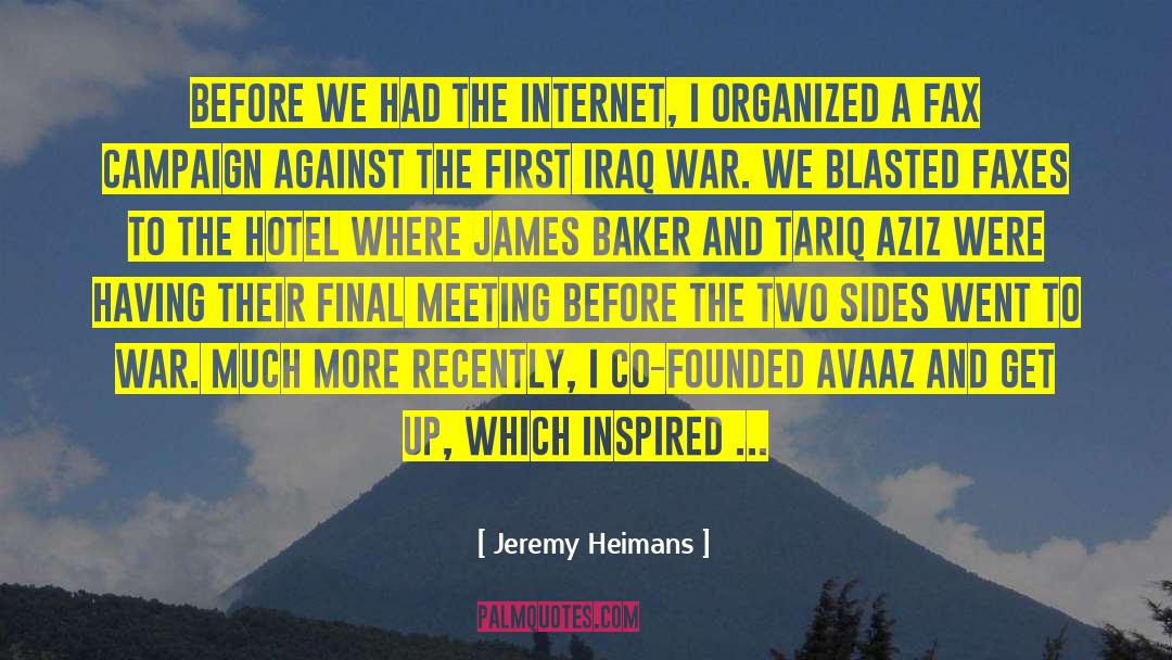 Hemberger Blasted quotes by Jeremy Heimans