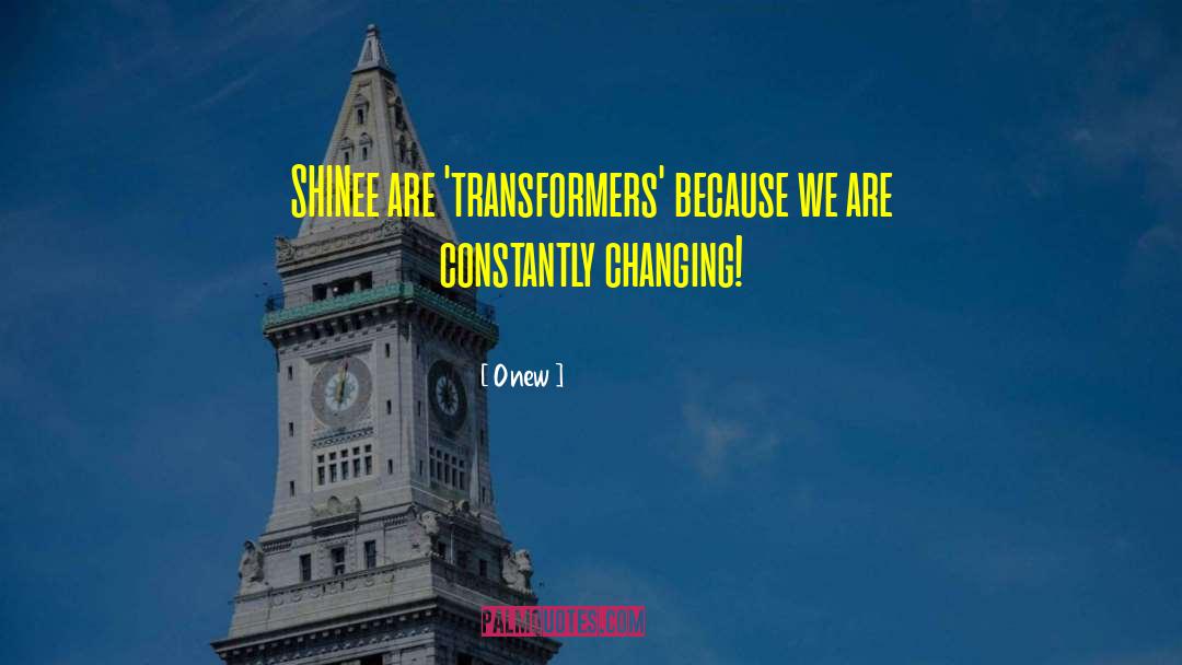 Hengist Transformers quotes by Onew