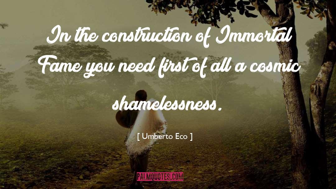Hennigar Construction quotes by Umberto Eco