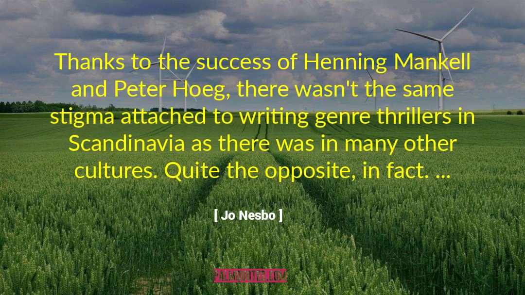 Henning Mankell quotes by Jo Nesbo