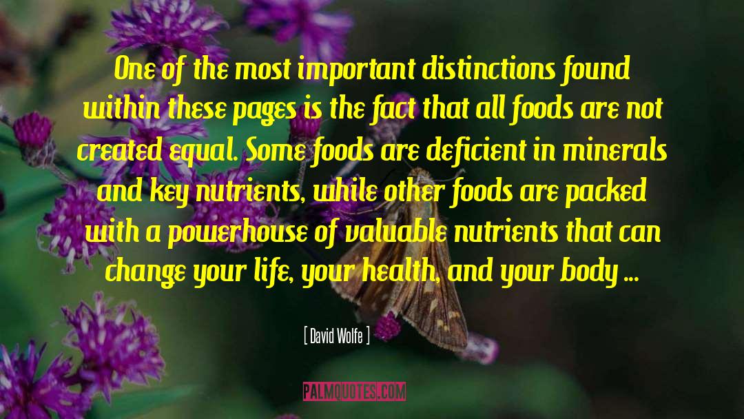 Henningsen Foods quotes by David Wolfe