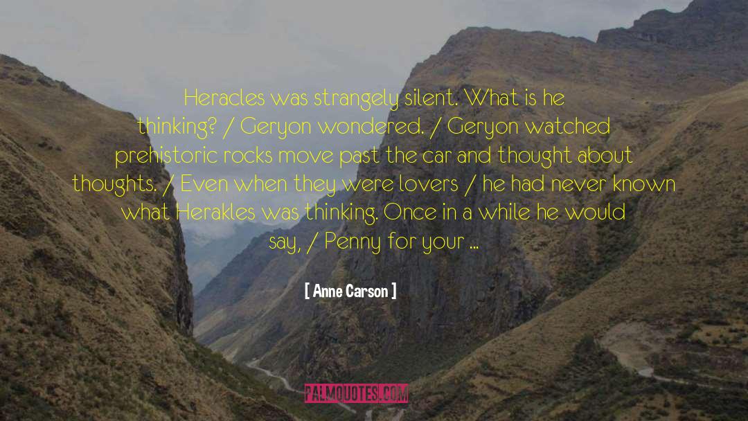 Henricis Restaurant quotes by Anne Carson