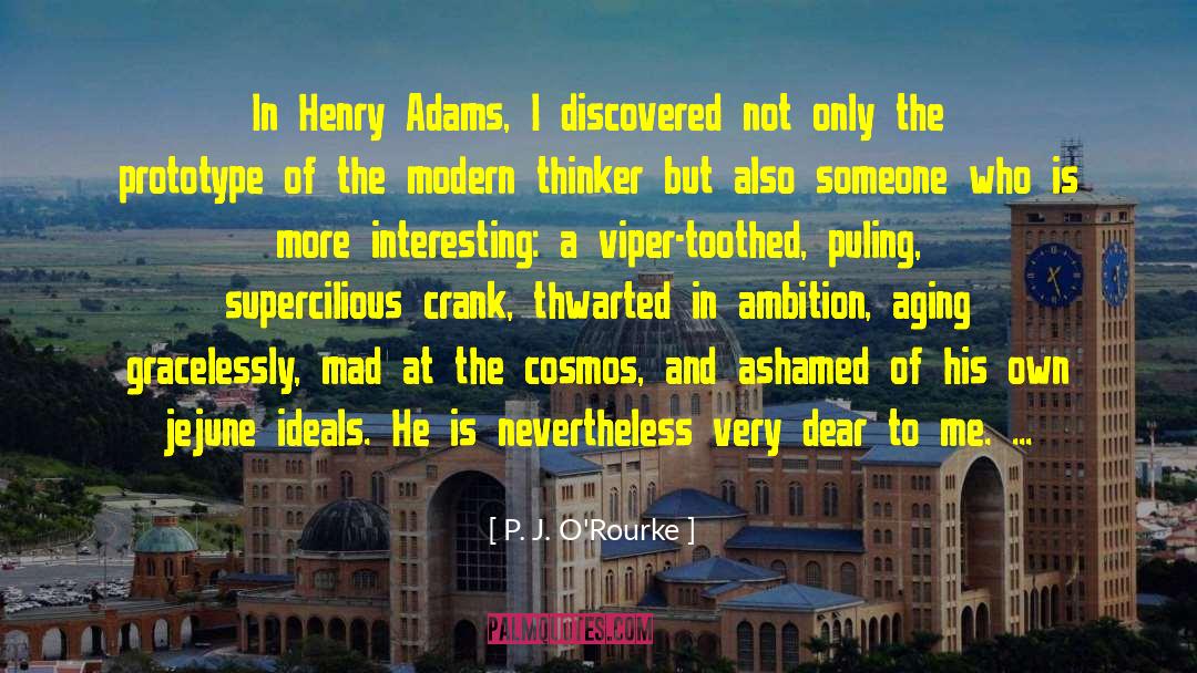 Henry Adams quotes by P. J. O'Rourke