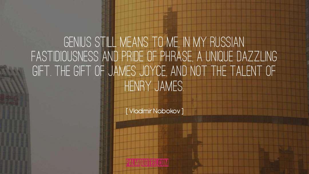 Henry James quotes by Vladimir Nabokov