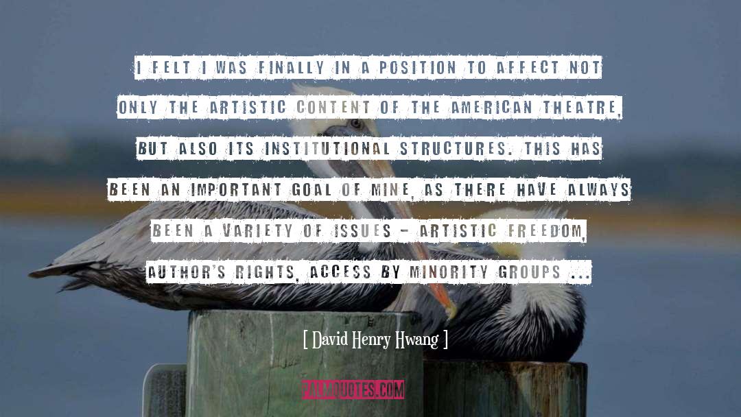 Henry Sedgwick quotes by David Henry Hwang