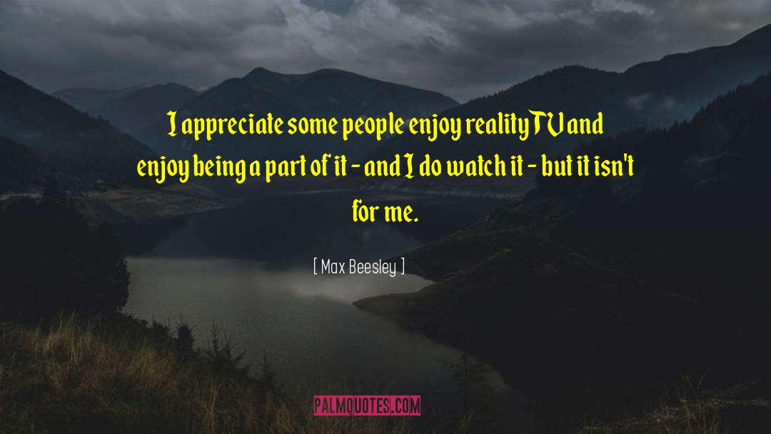 Hentschel Watches quotes by Max Beesley