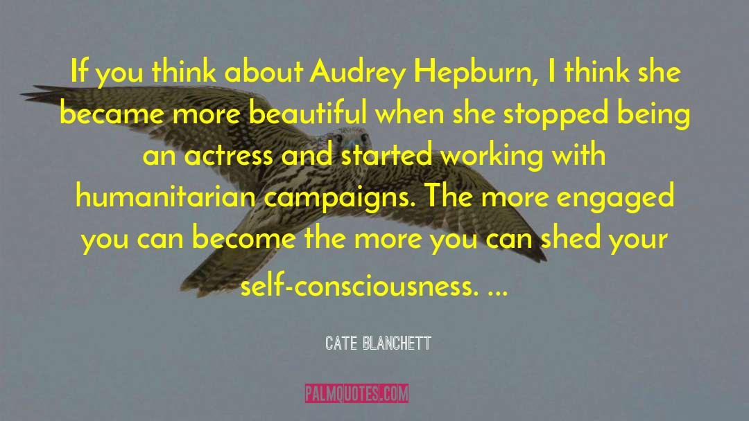 Hepburn quotes by Cate Blanchett