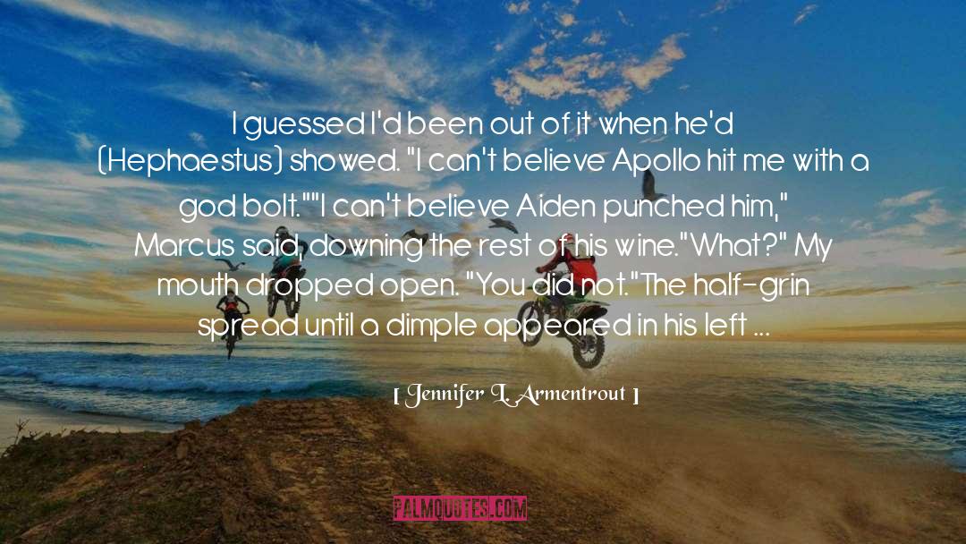 Hephaestus quotes by Jennifer L. Armentrout