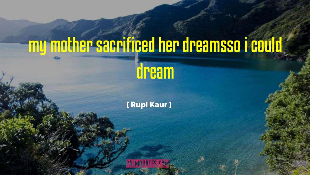 Her Dreams quotes by Rupi Kaur