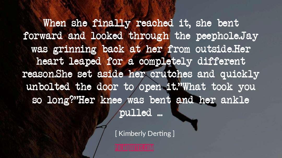 Her Footprints On His Heart quotes by Kimberly Derting