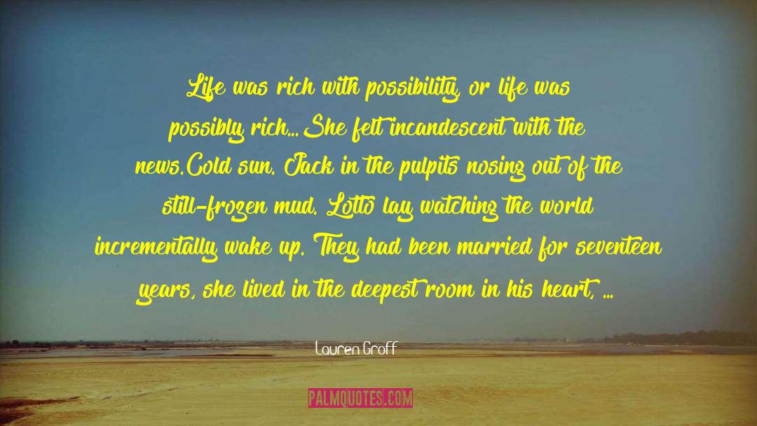 Her Footprints On His Heart quotes by Lauren Groff