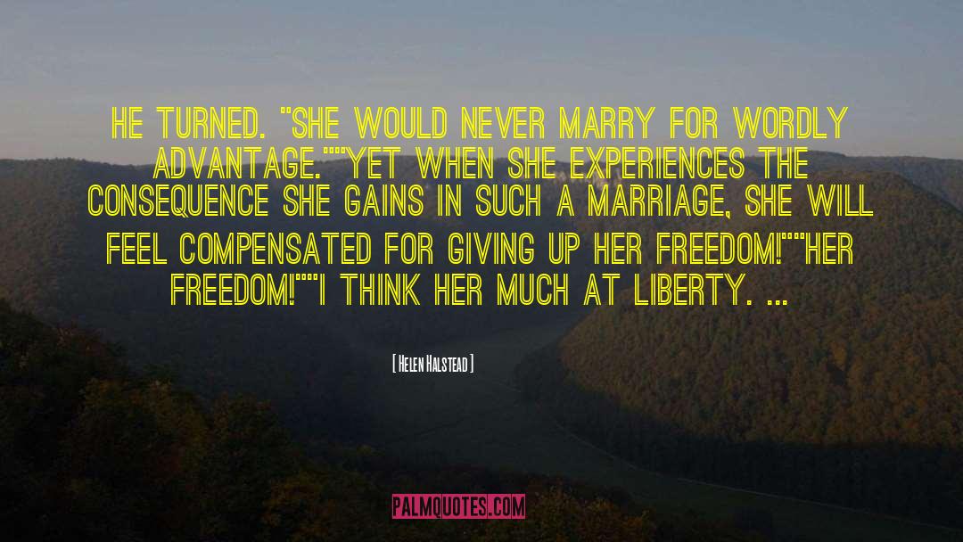 Her Freedom quotes by Helen Halstead