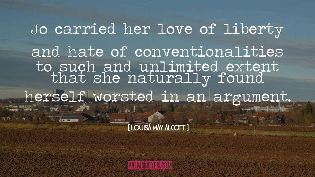 Her Love quotes by Louisa May Alcott