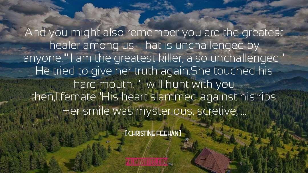 Her Smile quotes by Christine Feehan