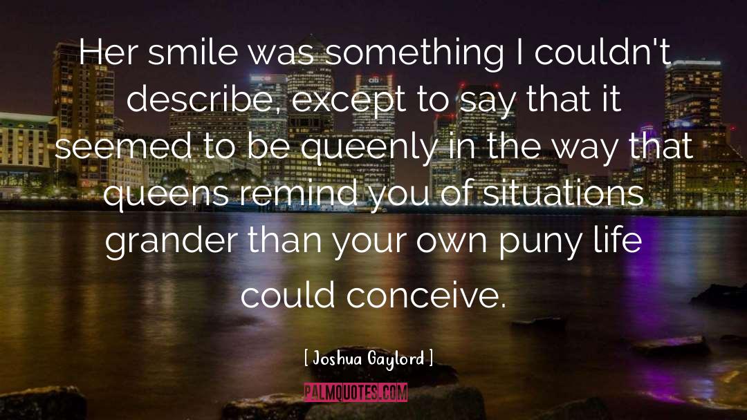 Her Smile quotes by Joshua Gaylord