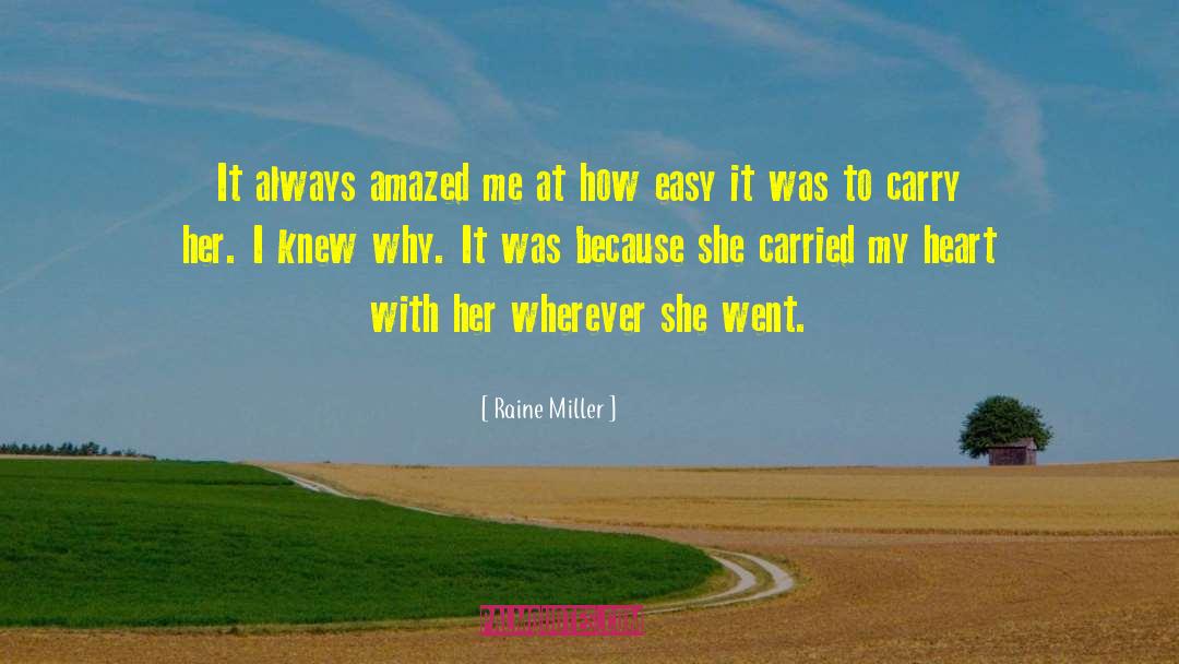 Her Wherever quotes by Raine Miller