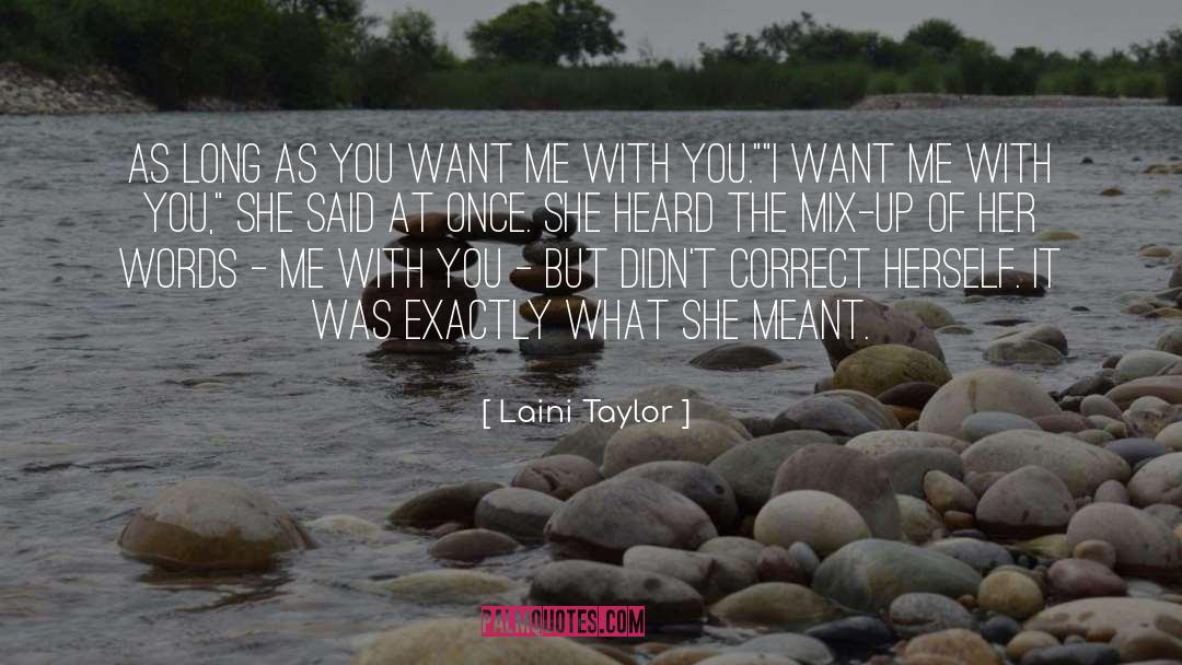 Her Words quotes by Laini Taylor