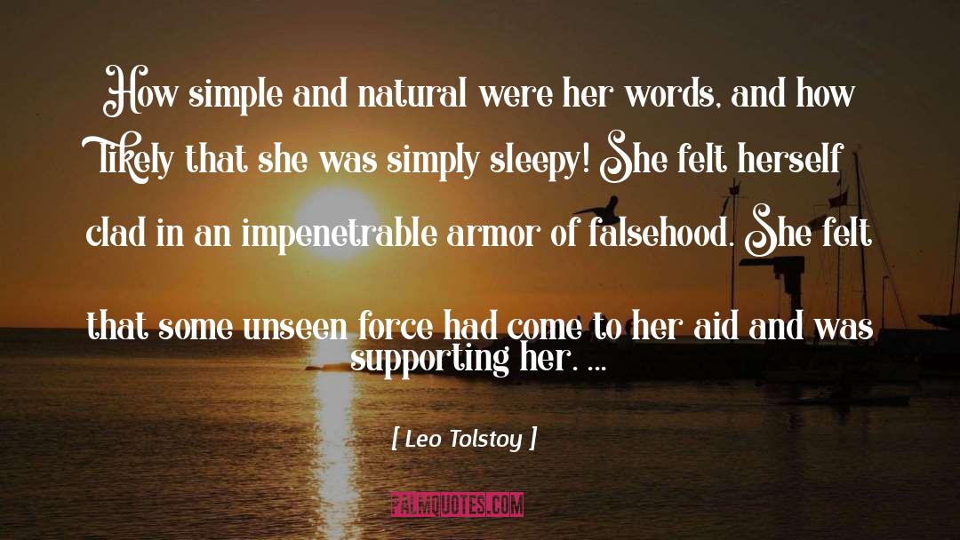 Her Words quotes by Leo Tolstoy