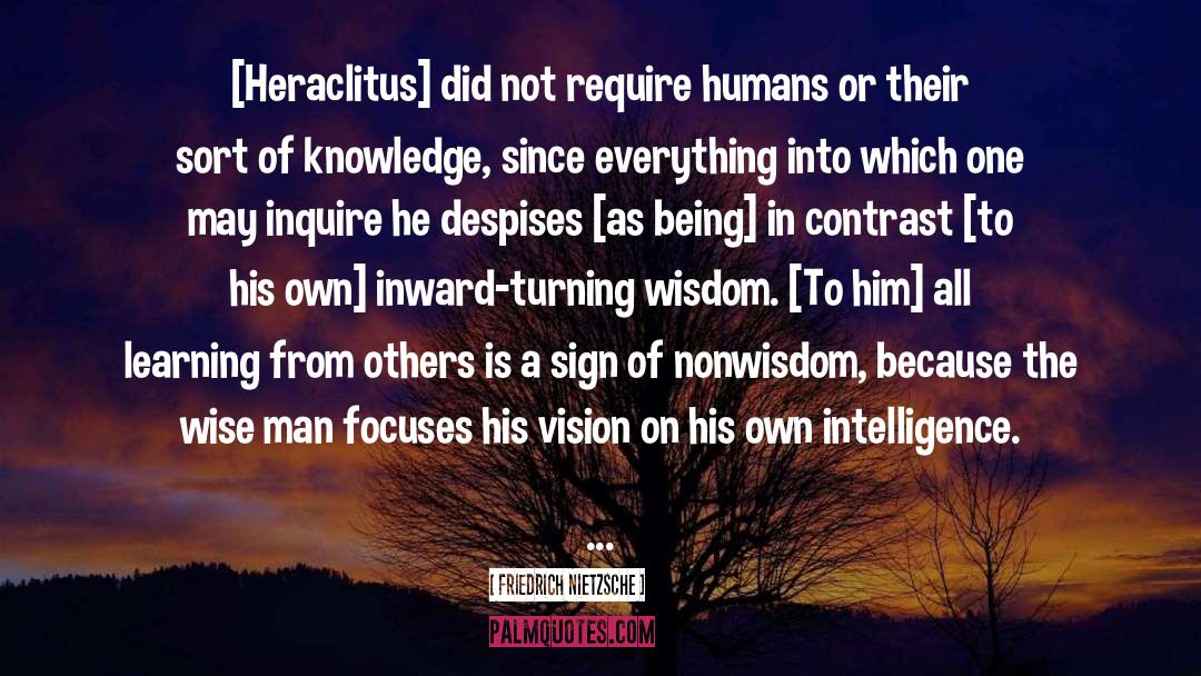 Heraclitus quotes by Friedrich Nietzsche