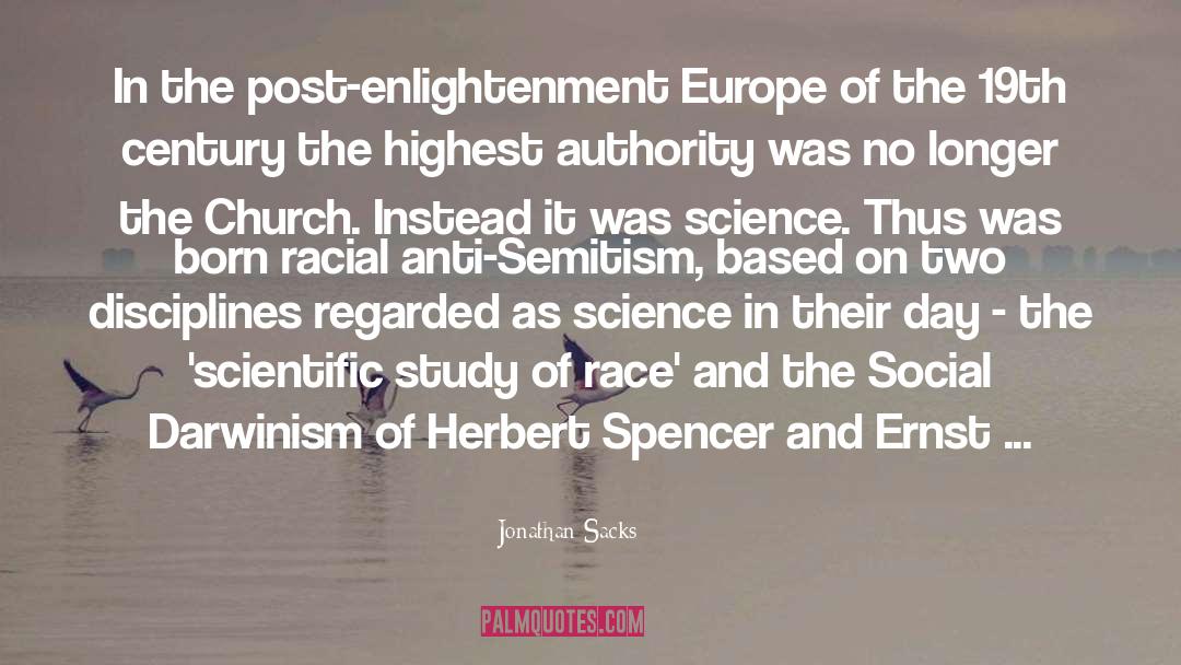 Herbert Spencer quotes by Jonathan Sacks