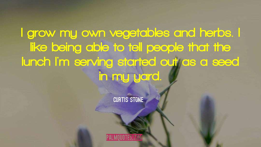 Herbs quotes by Curtis Stone