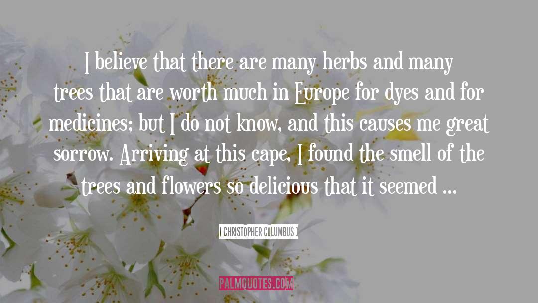 Herbs quotes by Christopher Columbus