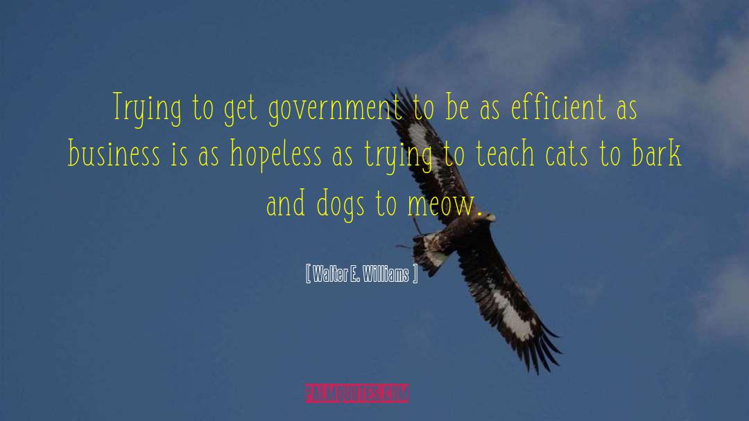 Herding Cats quotes by Walter E. Williams