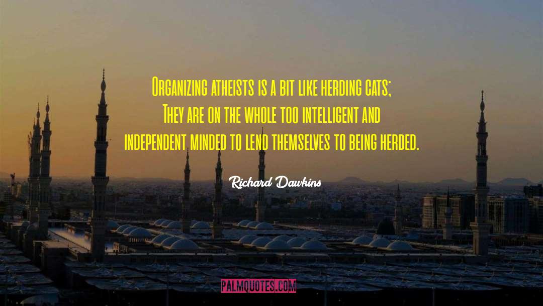 Herding quotes by Richard Dawkins