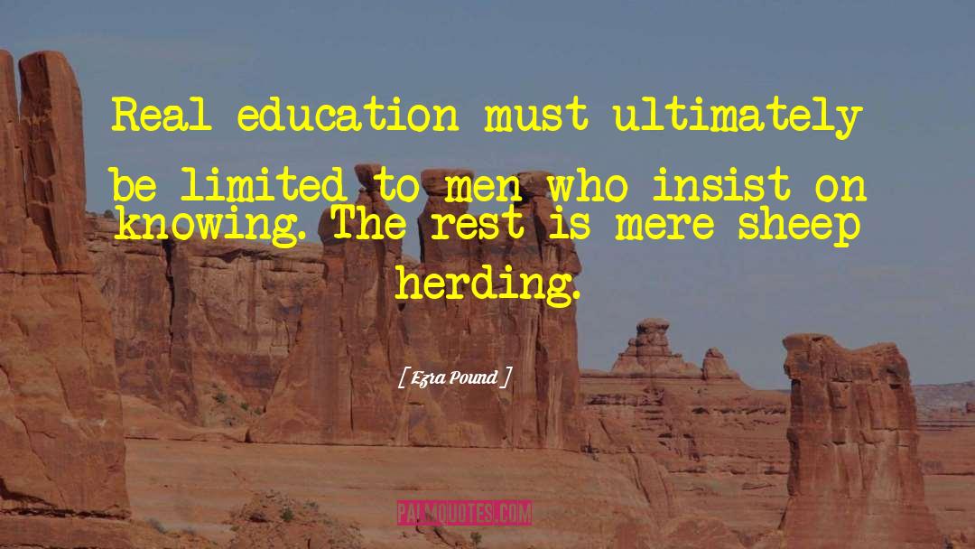 Herding quotes by Ezra Pound