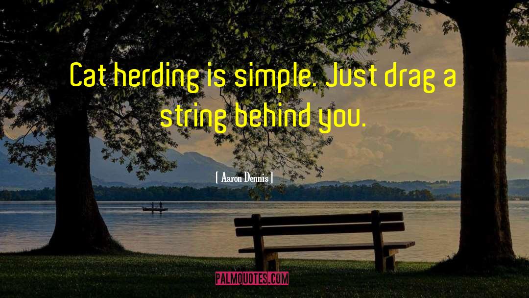 Herding quotes by Aaron Dennis