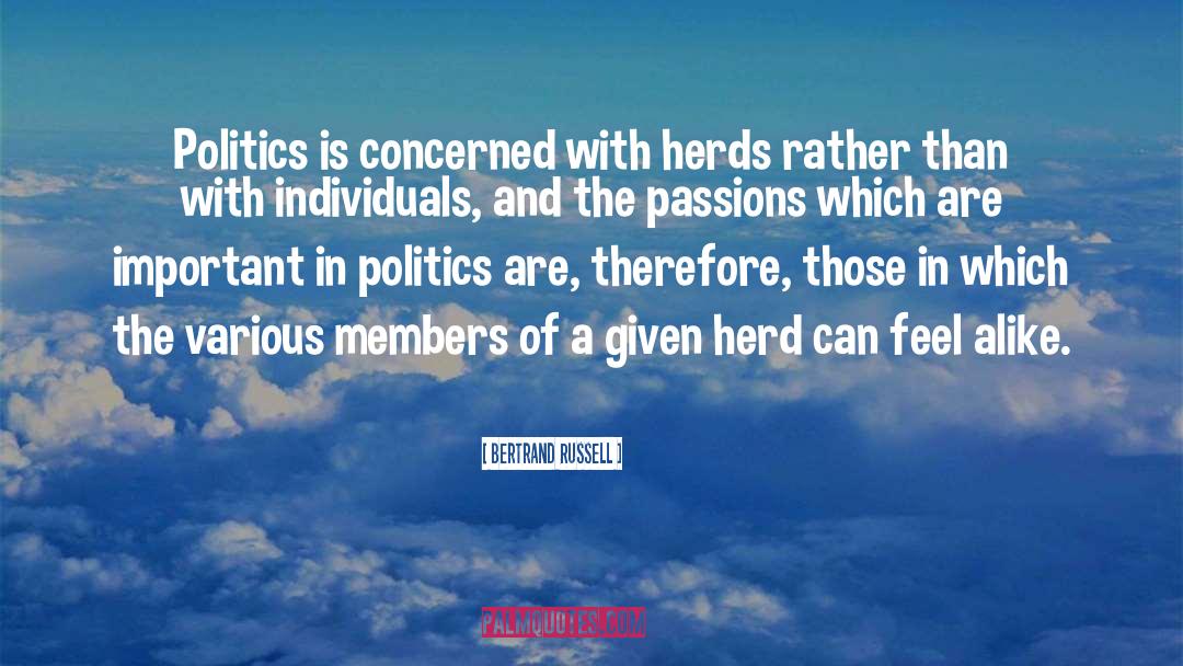 Herds quotes by Bertrand Russell