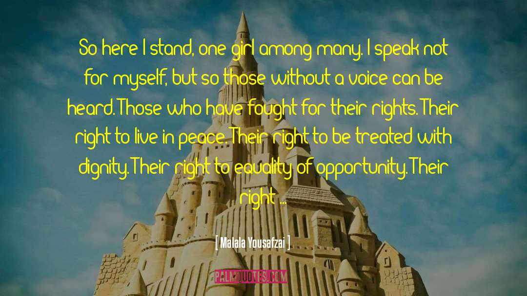 Here I Stand quotes by Malala Yousafzai