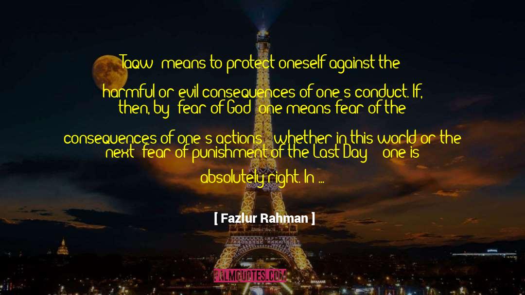 Hereafter quotes by Fazlur Rahman