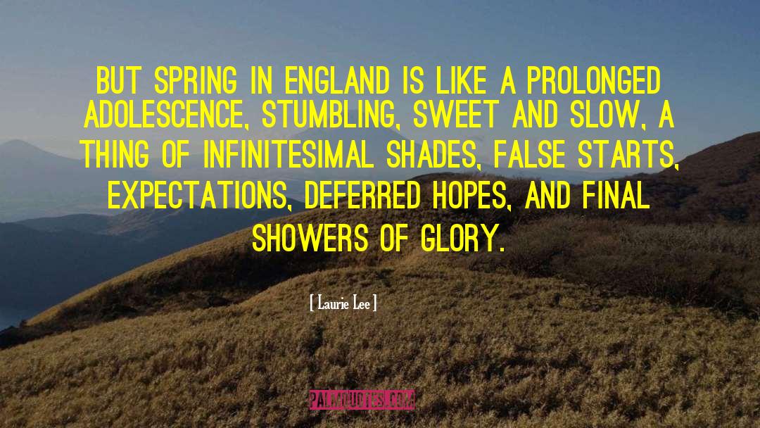 Heredities England quotes by Laurie Lee