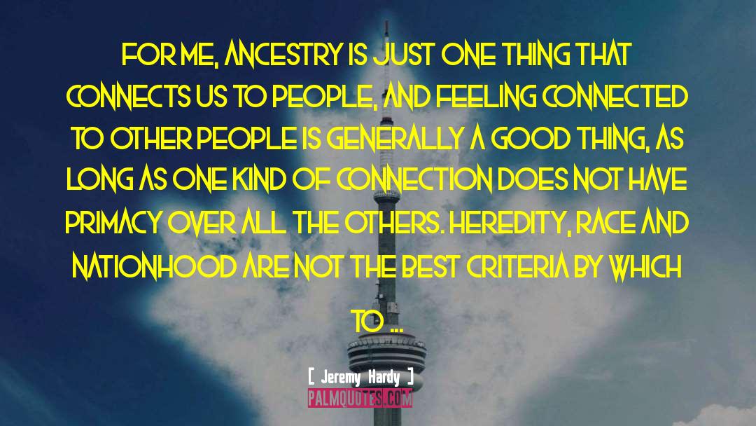 Heredity quotes by Jeremy Hardy