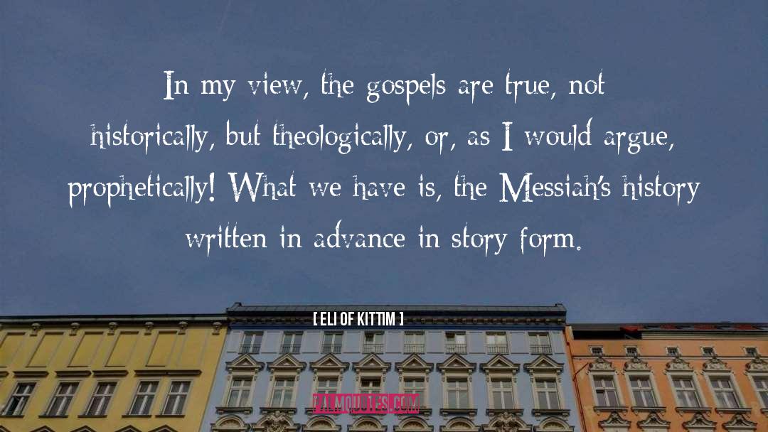 Heretical Gospels quotes by Eli Of Kittim