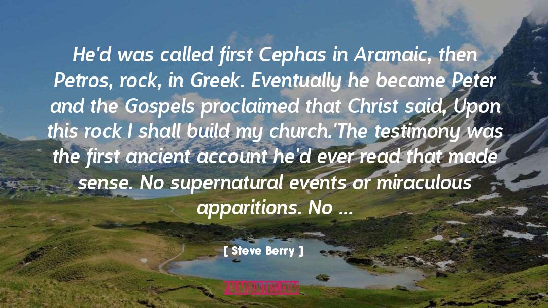 Heretical Gospels quotes by Steve Berry