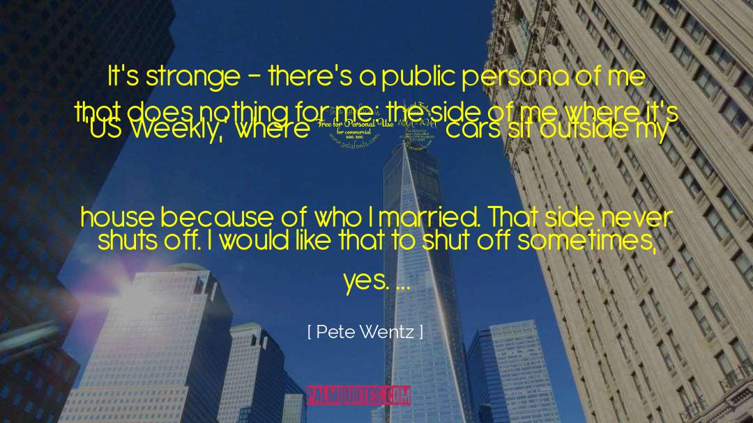 Hereward Persona quotes by Pete Wentz