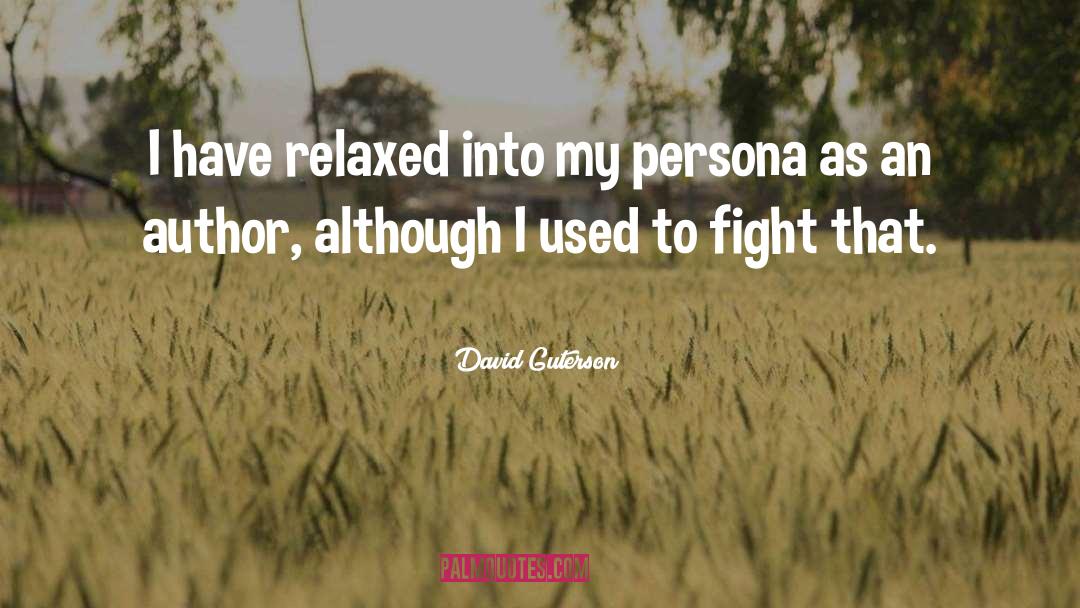 Hereward Persona quotes by David Guterson