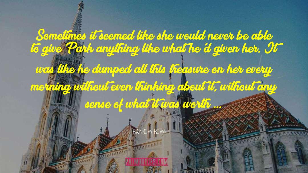 Heritage Park quotes by Rainbow Rowell