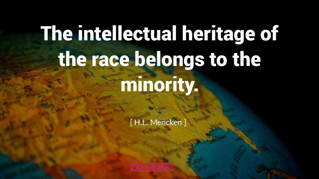 Heritage quotes by H.L. Mencken
